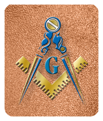 DF35-370-SH-CP Masonic Lodge Shimmer Copper